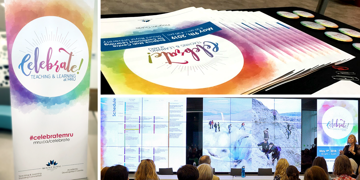 collage of Celebrate event photos